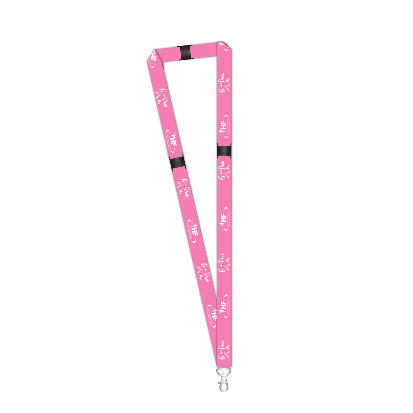 Go Pink Charity Lanyard 2023
